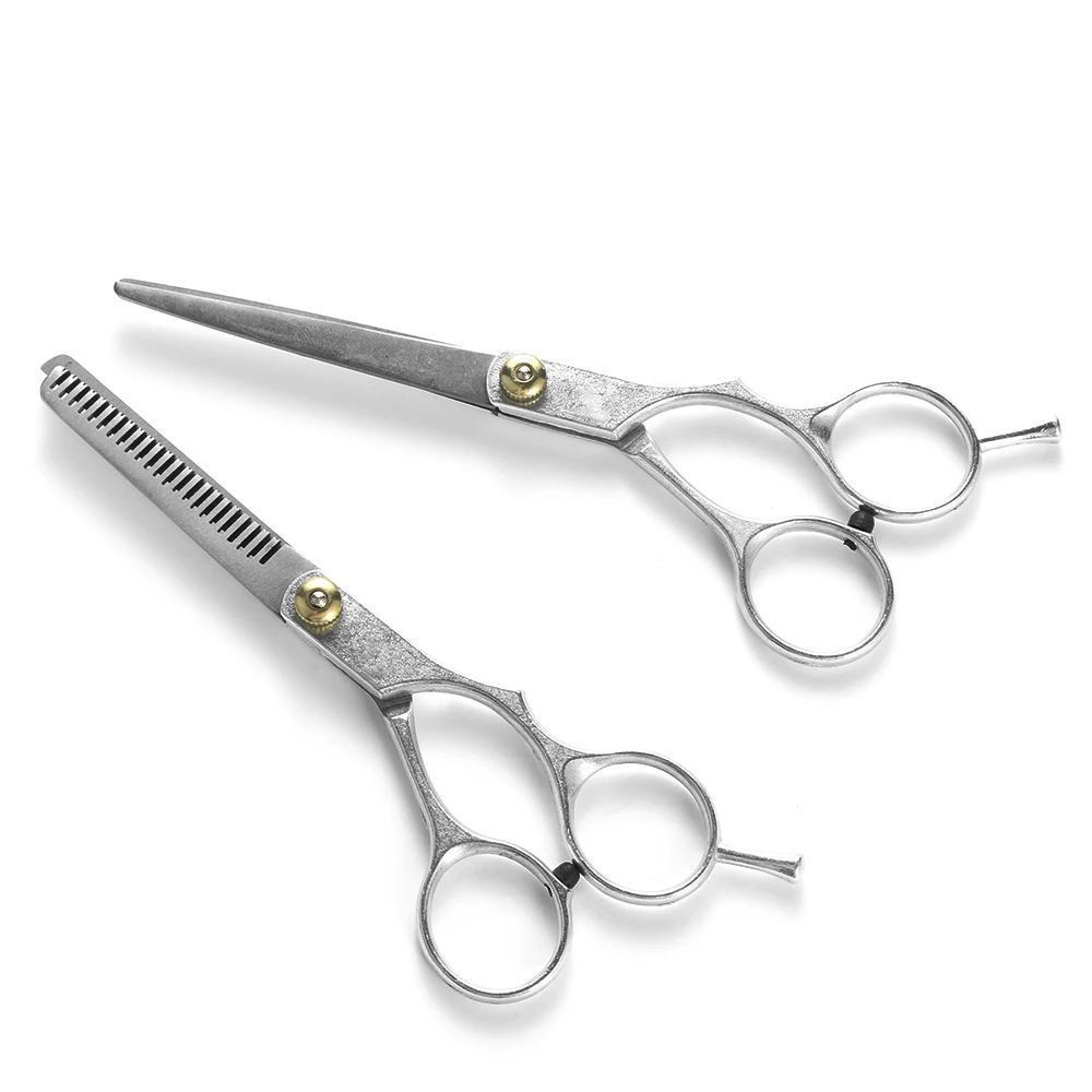 

1PC Stainless Steel Salon Professional Barber Hair Cutting Thinning Flat Teeth Blades Scissors Shears Hairdressing Styling Tool