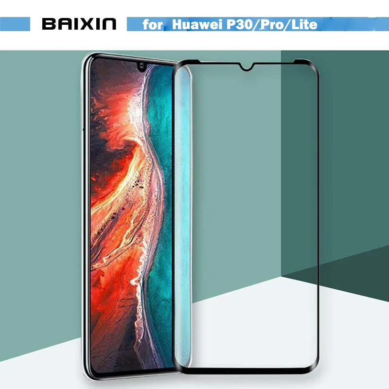 

9H 3D Full Cover Tempered Glass For Huawei P30 Screen Protector for Huawei P30 Pro HD Protective Screen Film on Huawei P30 Lite