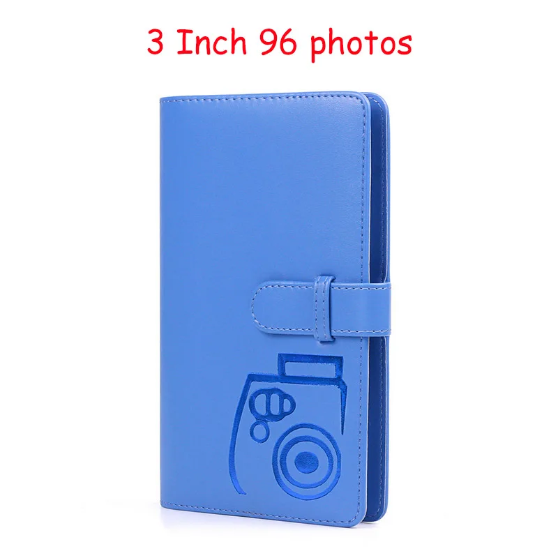Позолоченный шкафчик для Ipad Mini 3 дюйма 96 карманы фотоальбом для мгновенной фотокамеры Polaroid Mini 8/9/фотоаппаратов моментальной печати 7 s/25/70 90 LOMO Sofort карты фото кейс для хранения Семья памяти - Цвет: B
