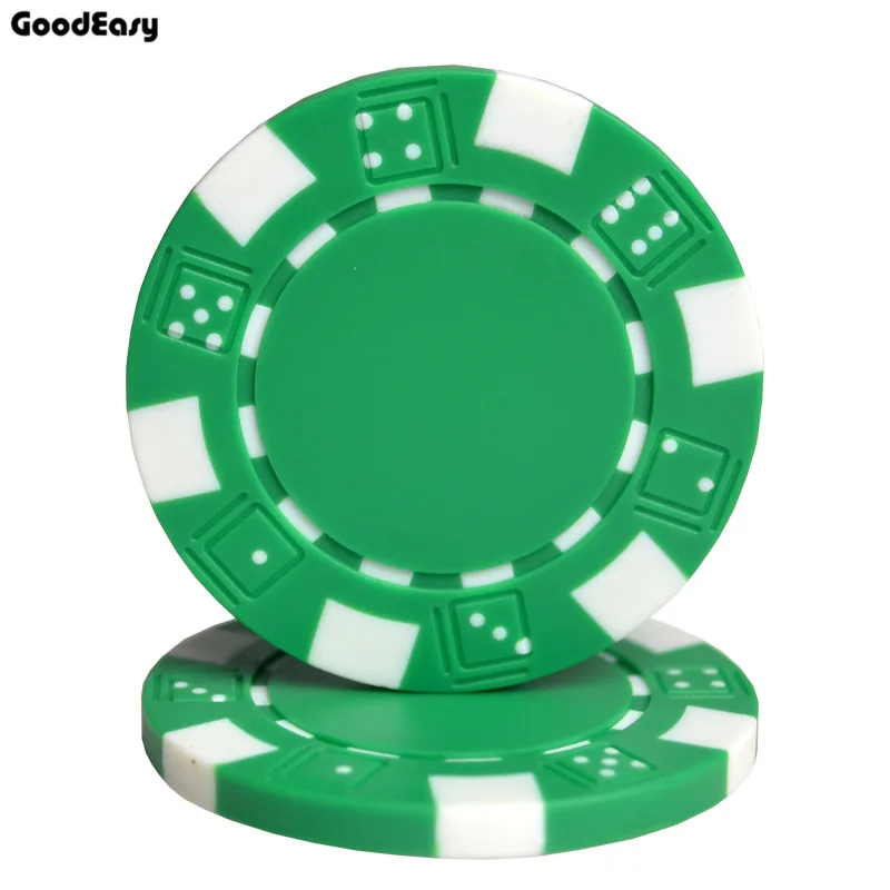 green 25 шт./лот, фишки для покера, 11,5 г, железо/ABS, Классические фишки для развлечений, 5 цветов, Texas Hold'em, покерные фишки,, дешевые фишки для покера - Цвет: green