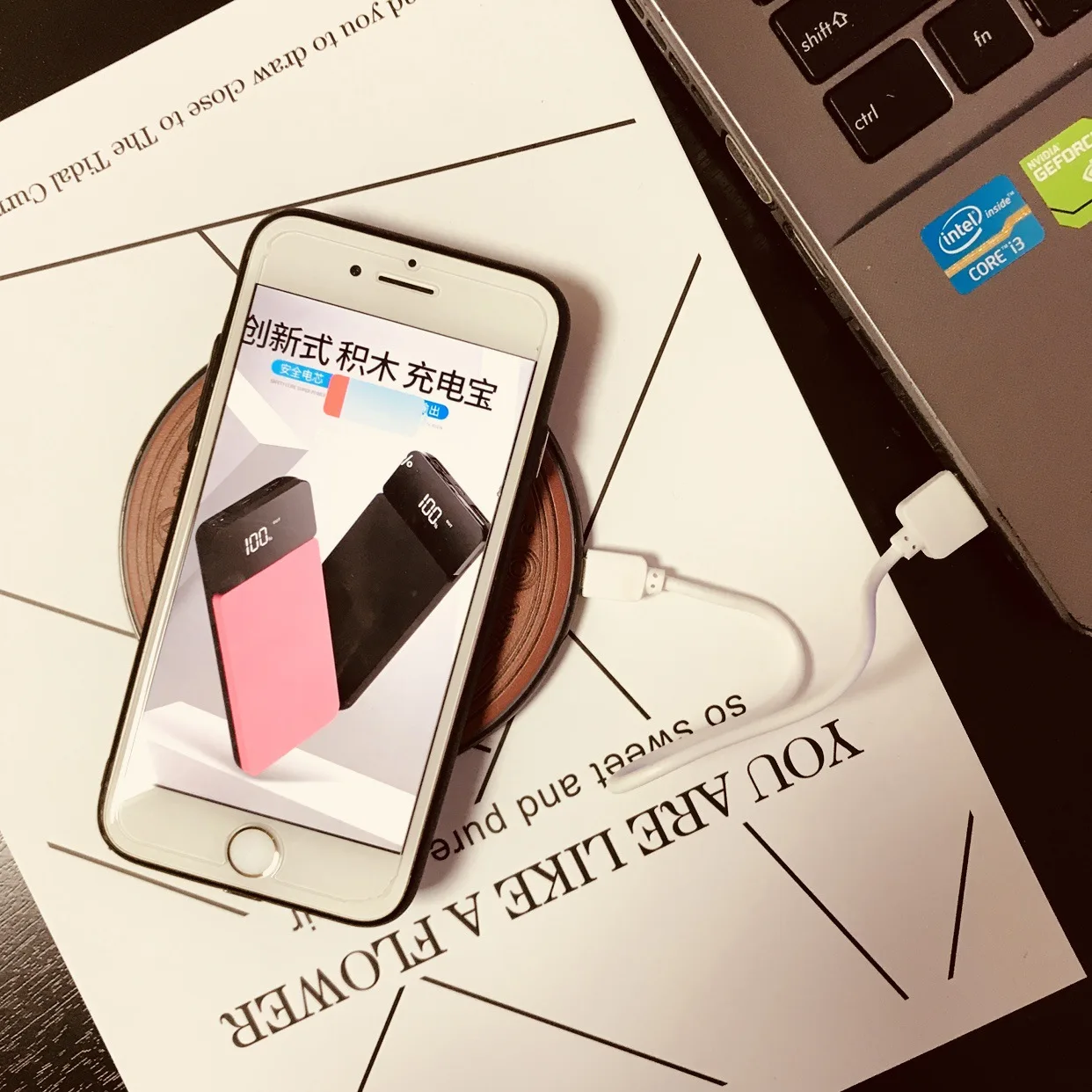 Портативный микро-usb; Мини Магический набор беспроводного быстрого зарядного устройства для IPhone5/6/7/6s/6plus/7plus/x/8 p samsung huawei