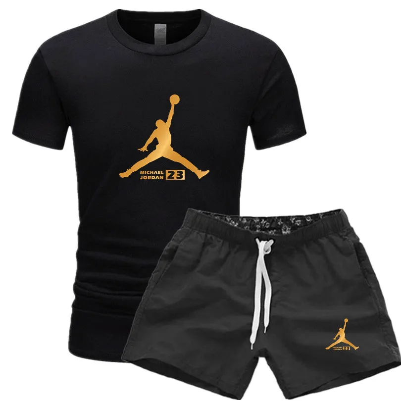 

2018 New Men T Shirt Sets Batman Printed Summer Suits Casual Tshirt Men Tracksuits Set Male T-shirt fashion Clothing