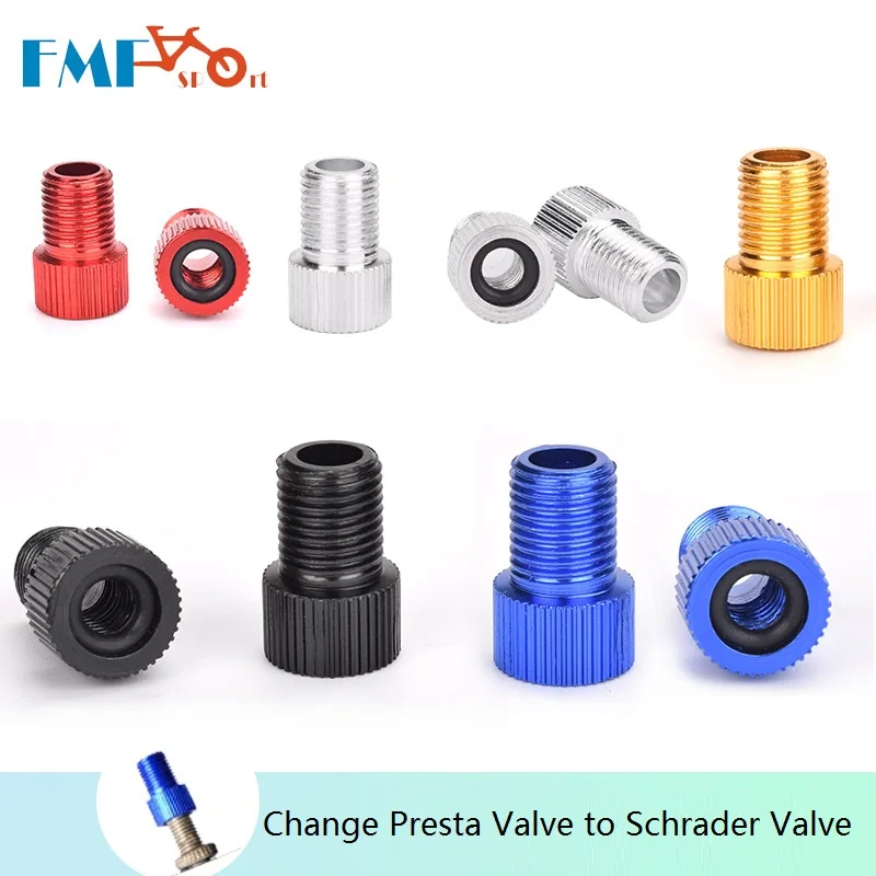 changing presta valve to schrader