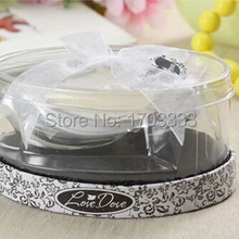 100 X Любовь Голубь Chrome открывалка для бутылок-Baby Shower Свадебный Bomboniere партии подарок# rh-541