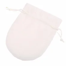 10x8 см 10 шт./лот белый бархат шнурок термоусадочные Мешочки Ювелирные изделия Рождественский подарок браслеты бусины Подвески сумка Упаковка