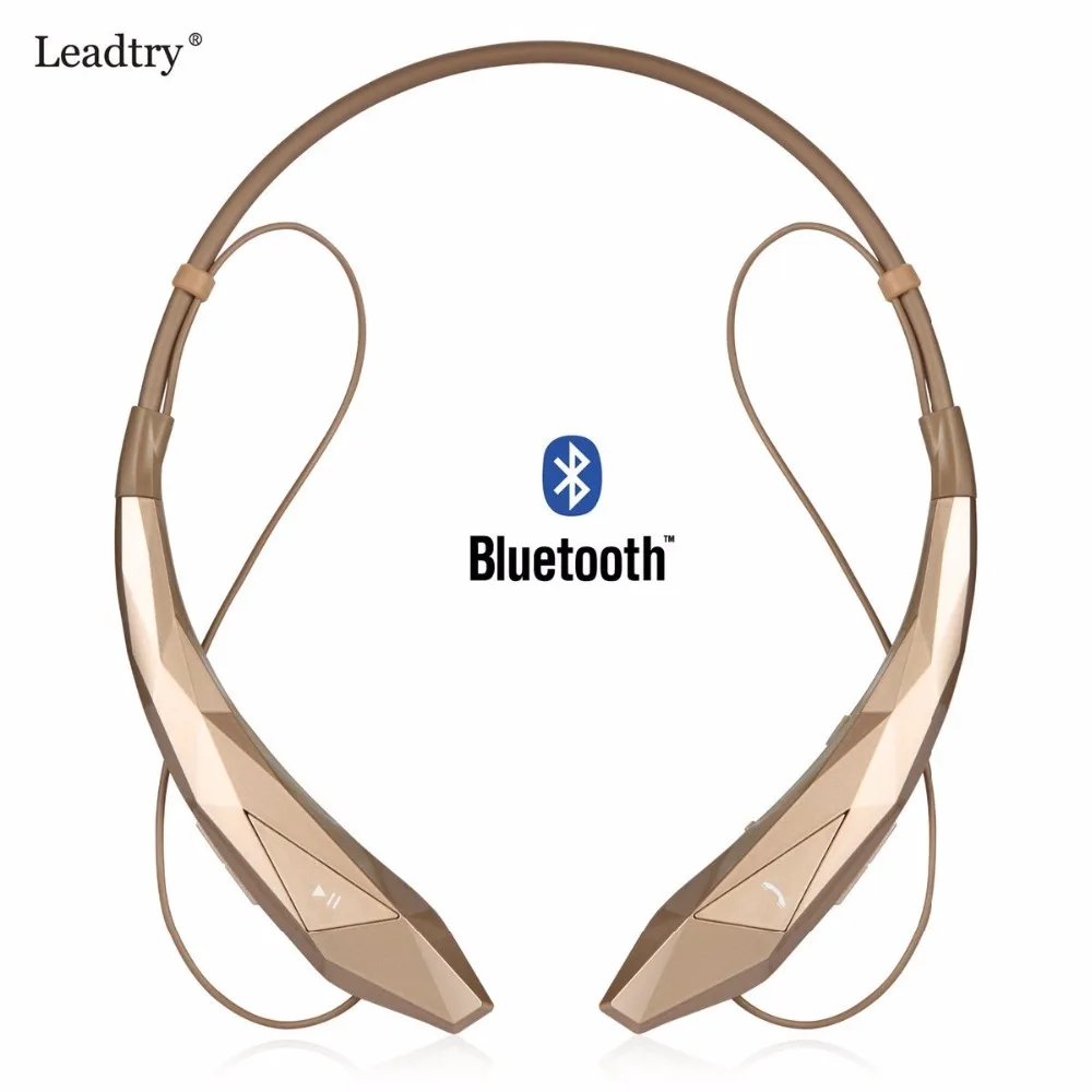 Sports Bluetooth Headset Headphones Wireless Stereo Flex Neck Strap