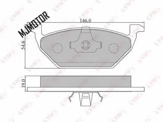 Передние тормозные колодки Набор Авто колодки KIT-FR дисковый тормоз для SKODA FABIA RAPID ROOMSTER CITIGO OCTAVIA motor part180 698 151