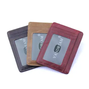 

Wallet Men Brand Credit Card Wallets Slim Mini Wallet ID Case Zipper Leather Purse Pouch Visiting Card Holder Money Bag Hot Sale