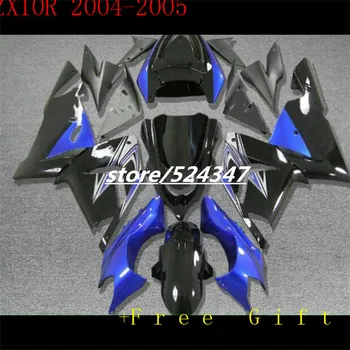 

B 100% NEW blue black Fairings FOR KAWASAKI NINJA ZX10R 04-05 ZX 10R 04 05 ZX-10R 10 R 2004 2005 fairing kits