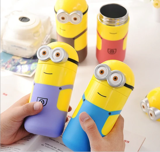 genuine despicable me 2 minion mug anime Thermos cute Water Bottle