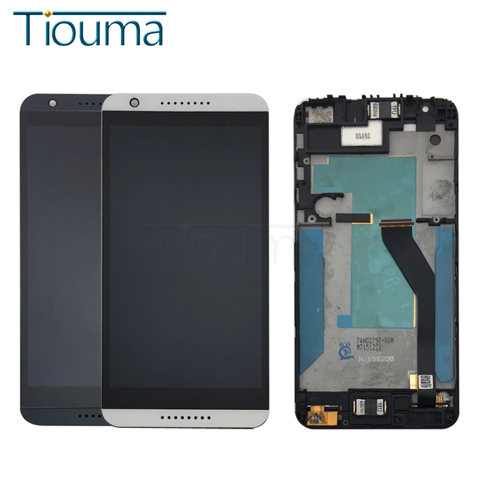 100% тестовый дисплей для HTC Desire 820 LCD сенсорный экран дигитайзер с рамкой Замена |