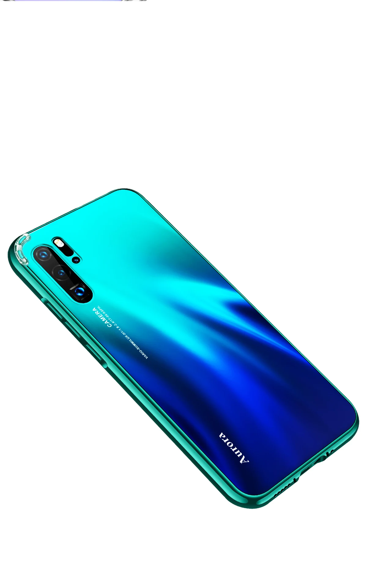 Huawei P30 Pro металлический блестящий разноцветный чехол для телефона huawei P20 20pro P30 Pro полумесяц металлическая пряжка Аврора цветной Чехол для мобильного телефона