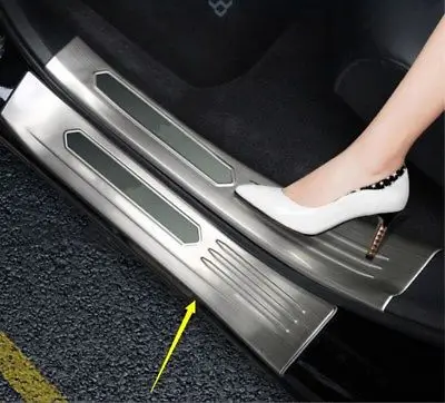 

For Honda CRV CR-V 2017 2018 4PCS Steel Outer Side Door Sill Guards Scuff Plate