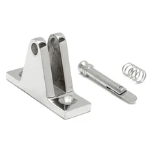 Деталь инструмента фитинг палубная петля штифт из нержавеющей стали 2 шт набор угол крепления морской сорт лодка Бимини Топы 90 ° аксессуар