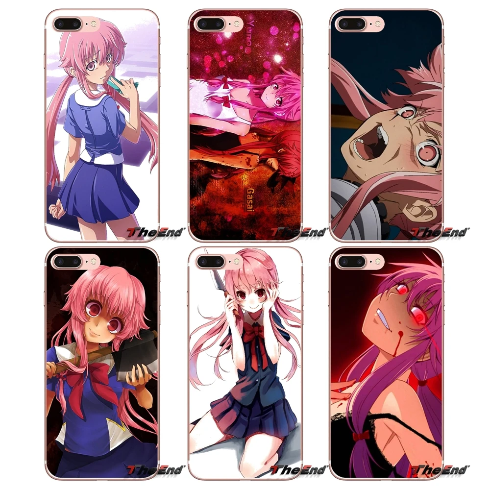 

For Huawei G7 G8 Ascend P7 P8 P9 Lite Honor 4C 5X 5C 6X Mate 7 8 9 Y3 Y5 Y6 II Pro Gasai Yuno Future Diary series Phone Case
