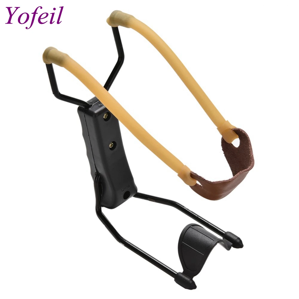 

New Folding Forearm Support Catapult, High Speed Catapult Outdoor Shooting Hunting Slingshot Powerful Tools