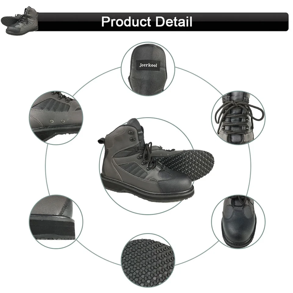 Fly Fishing Shoes Fly Fishing Waders Rubber Sole Waterproof Wading Shoes & Pants
