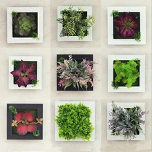 Wall-Decoration Simulation-Flowers Succulents And