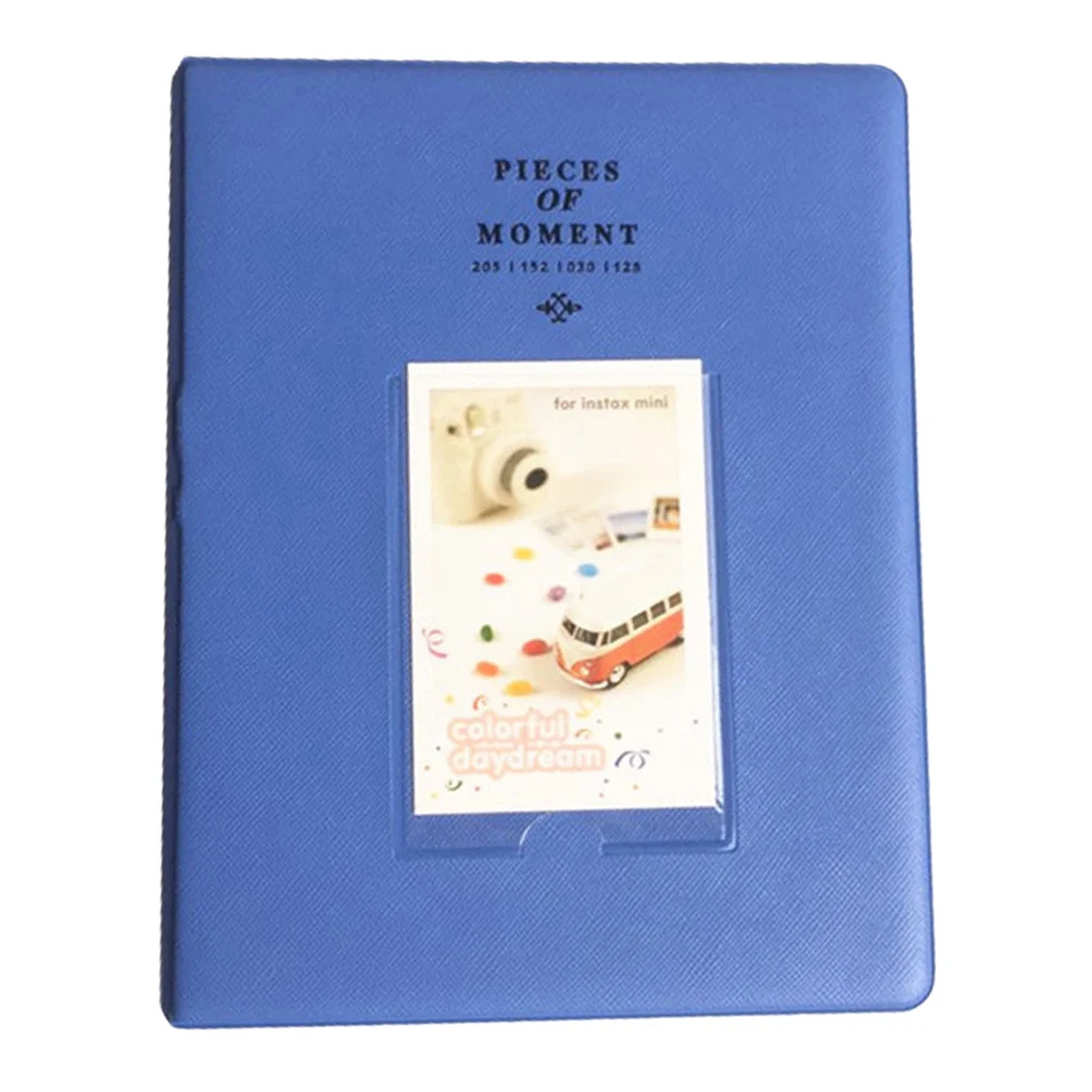 Pearl Blue 64 кармана 3 дюйма мини мгновенный Polaroid памяти фотоальбом фото подарочная упаковка для Fujifilm Instax фотоальбомы - Цвет: Pearl Blue