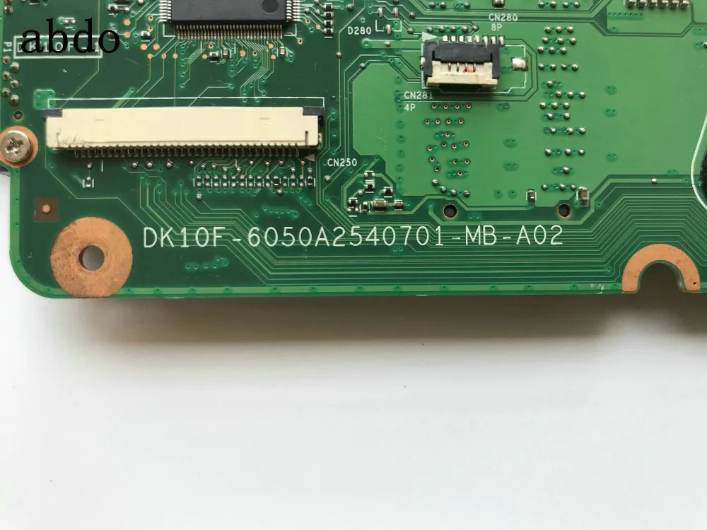 Материнская плата ноутбука Toshiba satellite C850 C855 материнская V000275480 DK10F 6050A2540701 MB