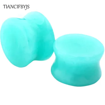 

TIANCIFBYJS Body Jewelry Flesh Tunnel Nature Stone Ear Plug Wholesales Piercing Plugs Earring Kits Expander Stretcher Ear Gauge