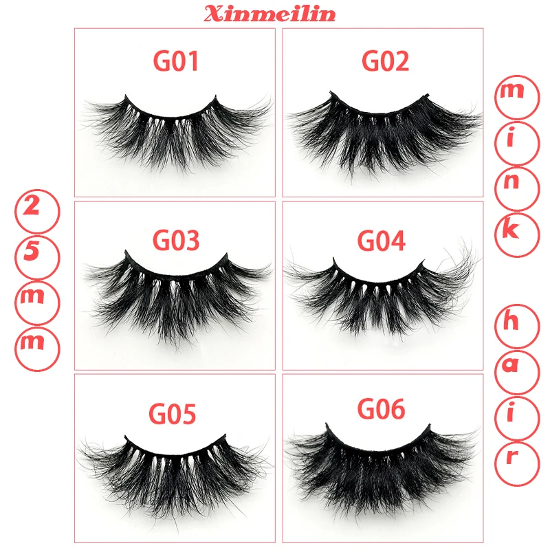 

25mm mink eyelashes makeup individual natural maquillage individual eyelashes lash boxes packaging lash extension supplies
