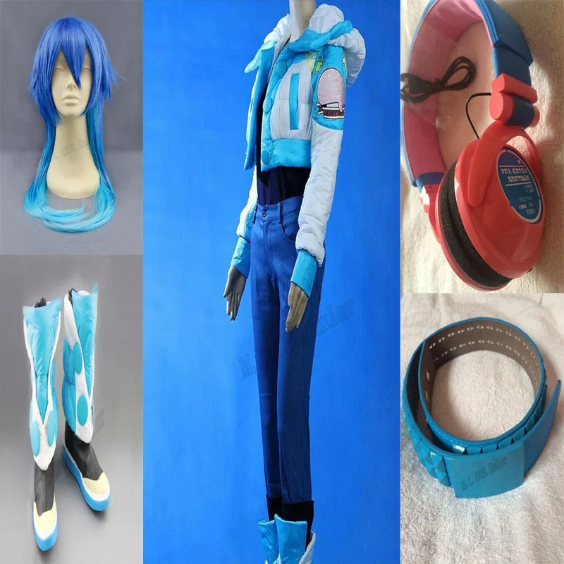 

High-quality Dramatical Murder DMMD Seragaki Aoba Cosplay Costume+belt