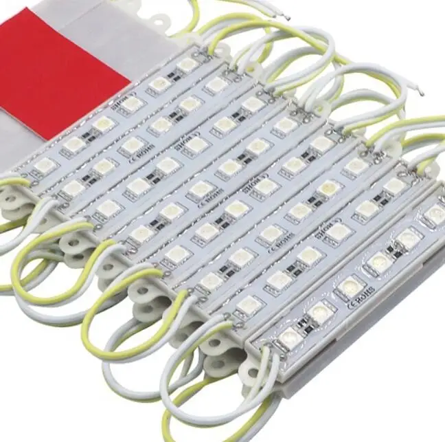 Светодиодный модуль 5050 6 LED 12 В водонепроницаемый реклама дизайн Светодиодные модули супер яркое освещение