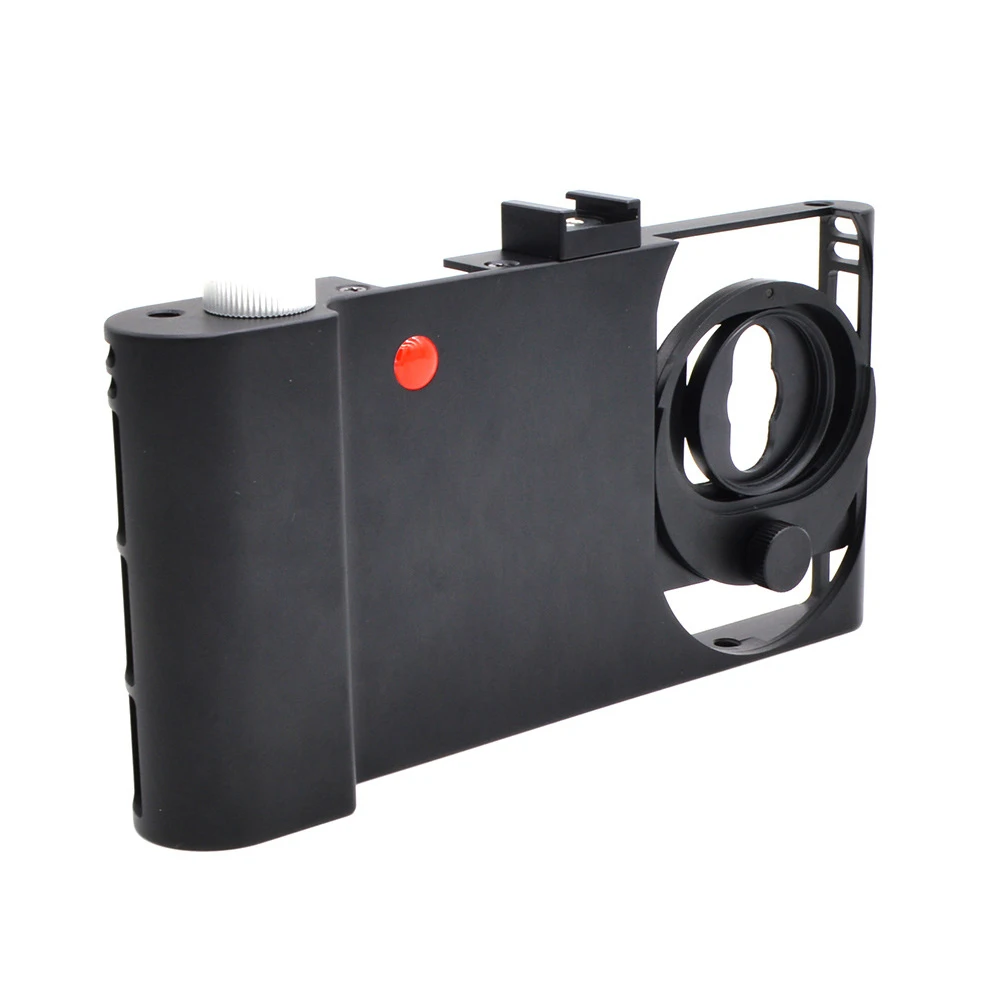 

Wide Angle Photographic Equipment Rabbit Cage Phone Filming DIY Hot Shoe Handheld Camera Stabilizer Protection Lens Adapter