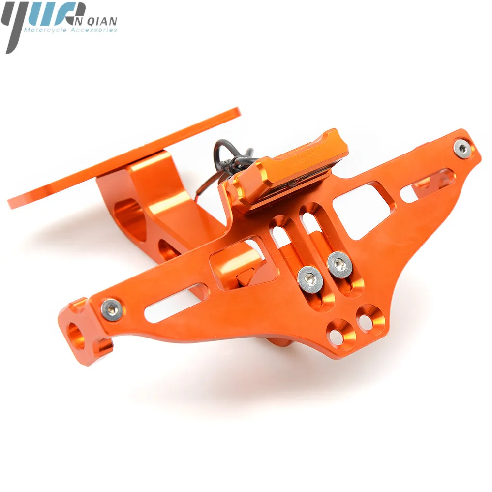 

FOR KTM RC200 390 Duke/RC390/DUKE250 690 Duke R 690 Duke/SMC/SMCR Motorcycle License Plate Bracket Holder Turn Signal