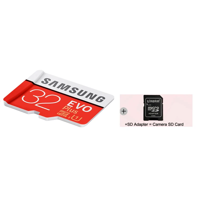 SAMSUNG микро сд EVO Плюс 32 ГБ Class10 Карта Micro Sd Карты Памяти TF C10 80 МБ/С. SDHC/SDXC UHS-1 Для Huawei P8 p9 p10 Mate 9 - Емкость: MC32 Plus SD adapter