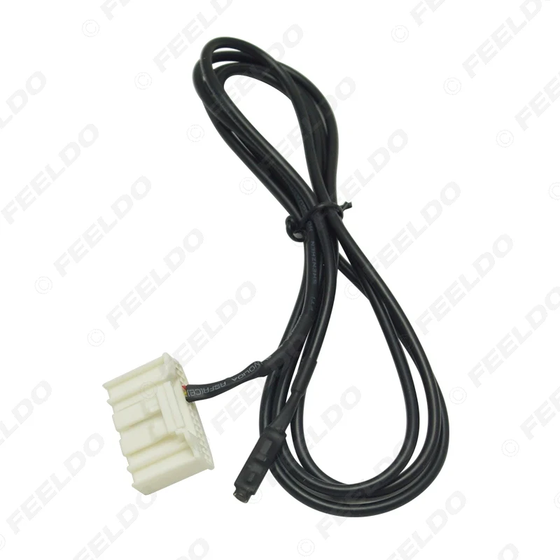 LEEWA 1 шт. 5 м автомобильный Аудио Видео CD DVD Changer Micphone MIC адаптер провода 28Pin порт для