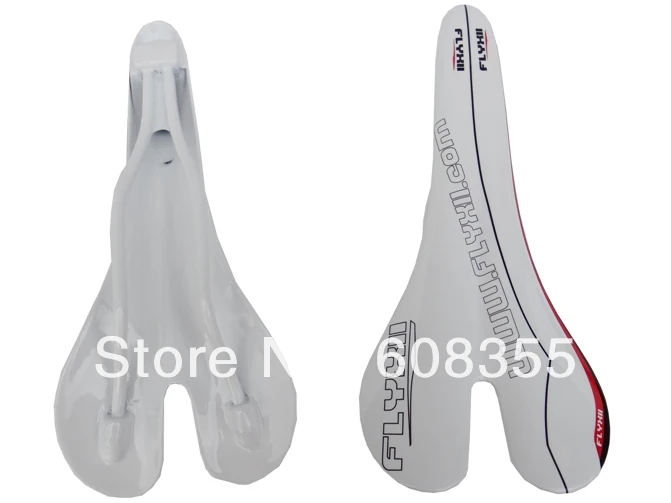 

Carbon Saddle / Seat Saddle Fit MTB Riding Road Mountain Cyclocross Bike - 100g white saddle