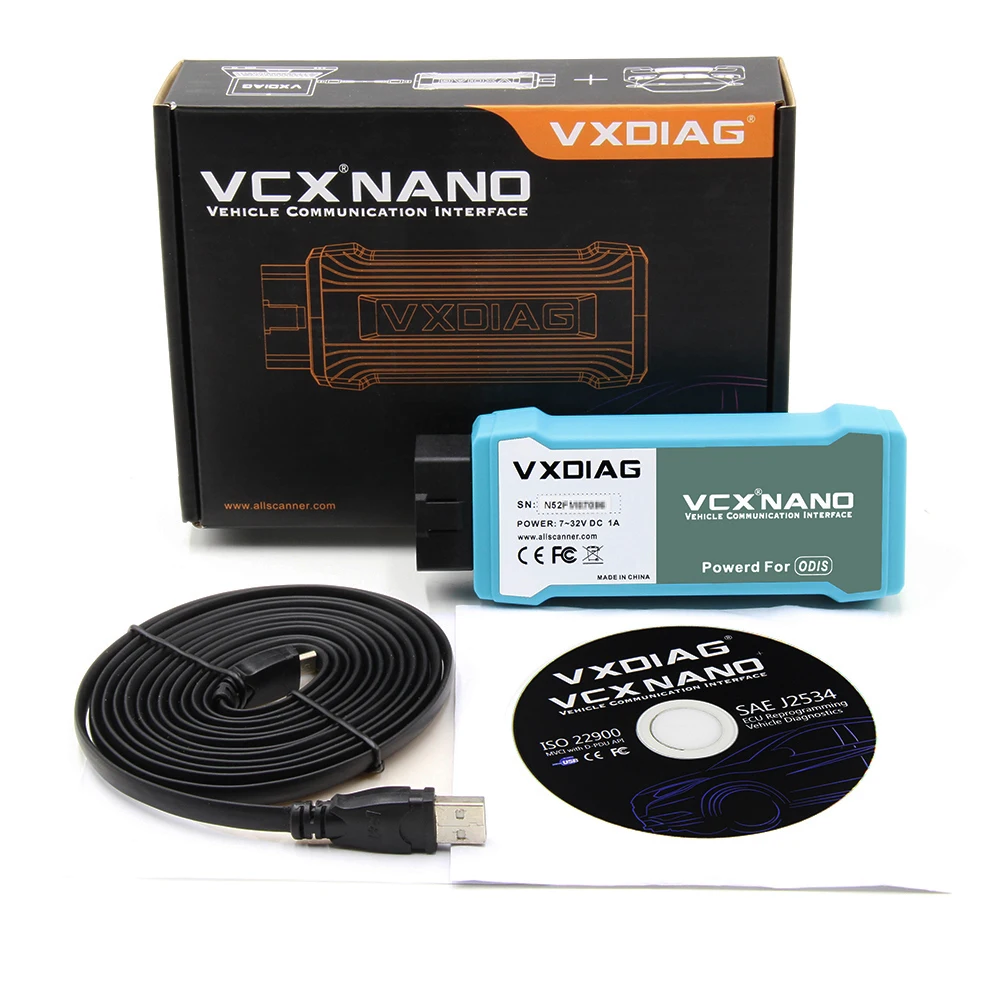 VXDIAG VCX NANO для VAG ODIS V4.4.10 V5.1.6 5054a 6154 WIFI OBD2 сканер автомобильный диагностический