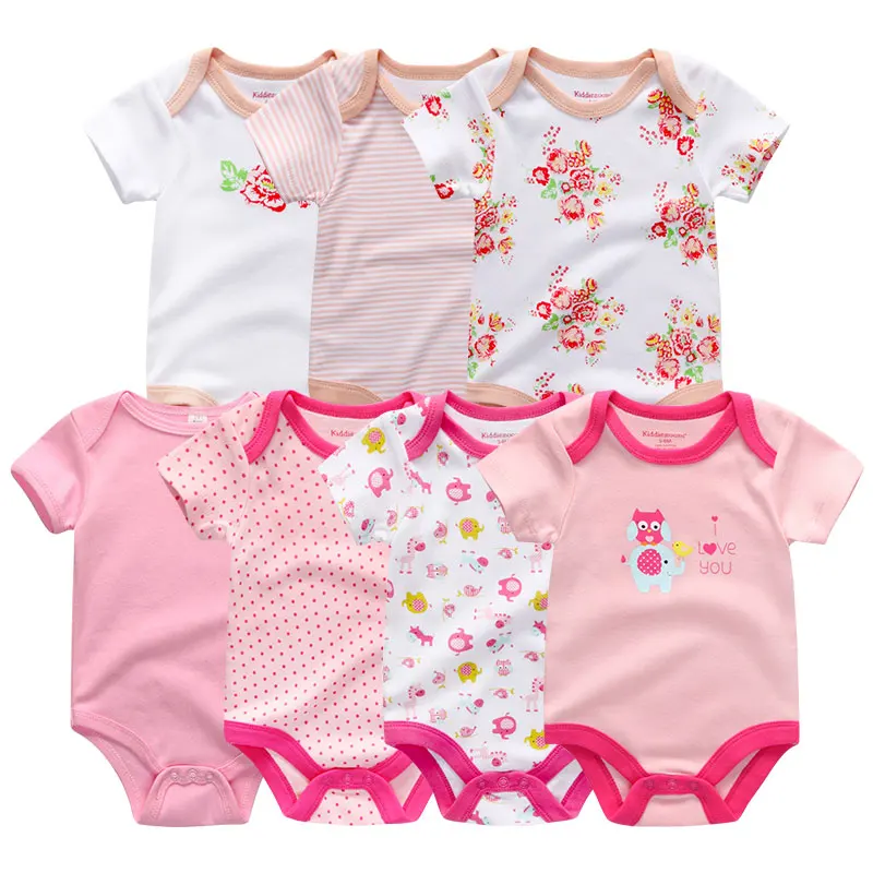 Боди для новорожденных happy baby clothes 7Pcs / комплект боди новорожденный девочка бодик для детей платье боди для новорожденныхОдежда для мальчиков christmas bodysuits modis 3-12m бодик для новорождённого - Цвет: Q7017