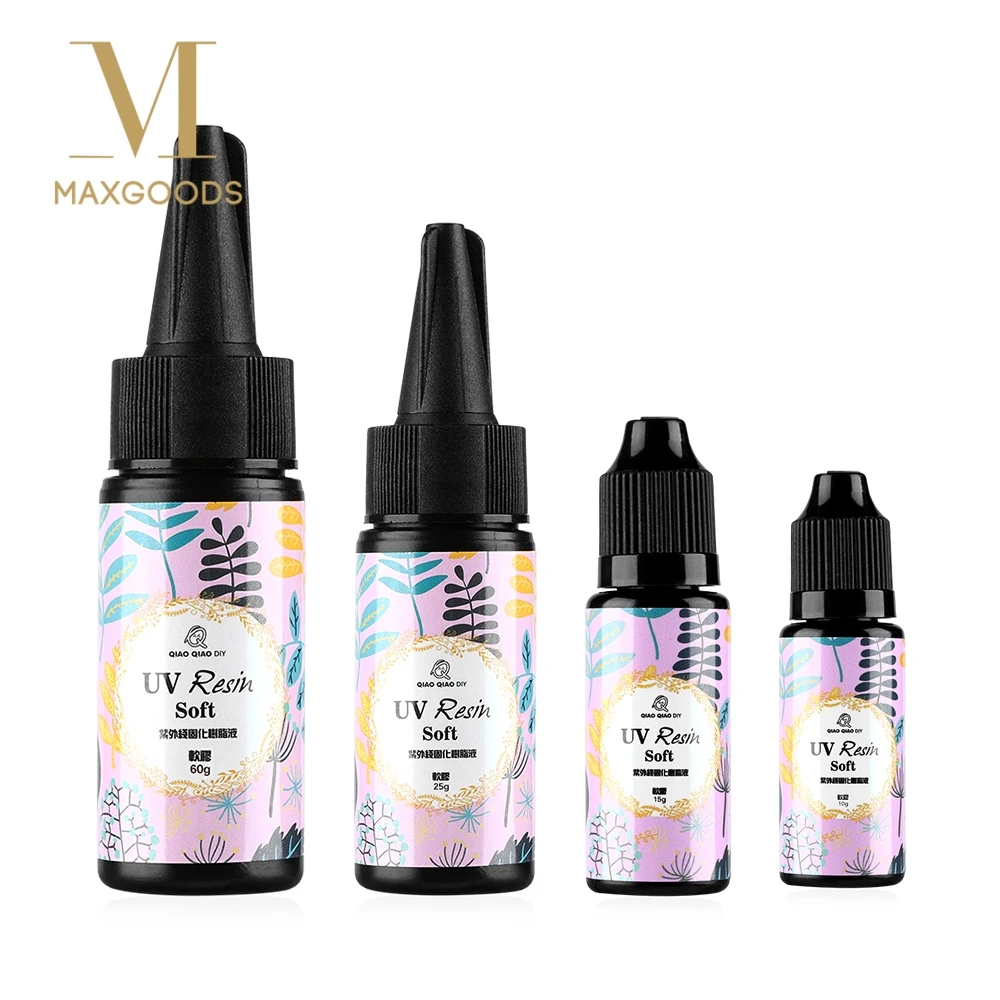 

10/15/25/60g DIY UV Resin Ultraviolet Curing Resin Solar DIY Jewelry Making Accessories Cure Resin Sunlight Soft Clear Glue