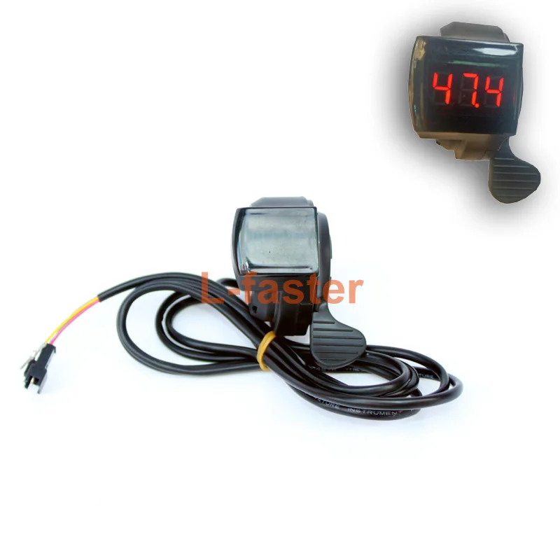 

Electric Bike Controller Key Lock Switch Display Battery Voltage Number Electric Scooter Battery Indicator And Thumb Accelerator