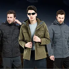 Мужская Высококачественная флисовая водонепроницаемая куртка с несколькими карманами, водонепроницаемая ветрозащитная куртка для кемпинга, походов, альпинизма, охотничьи куртки