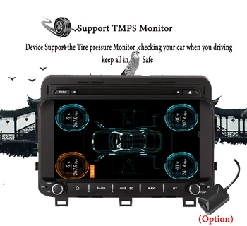 

Octa Core 8" ips in dash Android 9.0 4G 64GB ROM px5 Car dvd music Stereo Radio gps glonass For Kia OPTIMA K5 2014+ aux sd usb