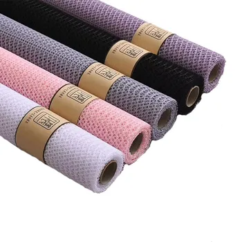 

Flower Wrapping Paper Material Wave Net Pattern Yarn flower shop hole mesh Deco Paper 50cm*5yard