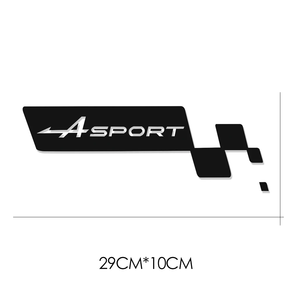 Наклейка на передний бампер автомобильная наклейка спортивный флаг для Renault Sport
