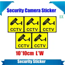 Водонепроницаемая камера безопасности Предупреждение ющая Наклейка Знаки для видеонаблюдения поддельная камера и манекен камера