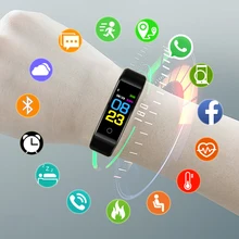 Спортивный Браслет Смарт-часы для женщин и мужчин Смарт-часы для Android IOS Электроника Wach часы Смарт-Браслет фитнес-трекер Smartband