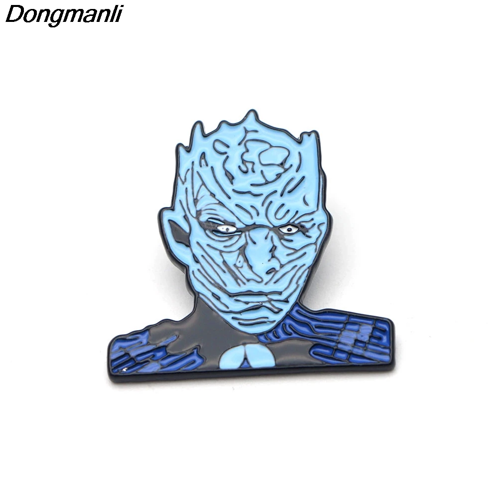 

P2309 Dongmanli Game of Thrones The white walkers Metal enamel pin and brooches Backpack/Bag/Jeans badge Fans collection