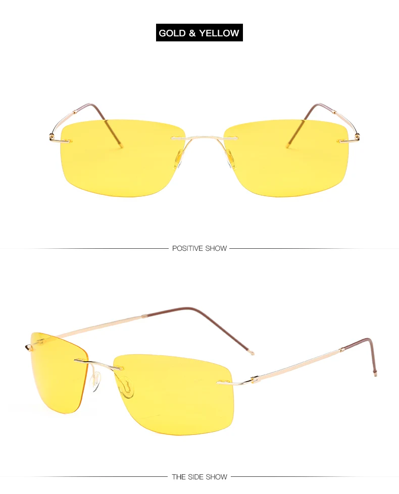 Титановые поляризованные солнцезащитные очки Квадратные оправы Polaroid брендовые дизайнерские Gafas Мужские квадратные солнечные очки для мужчин wo