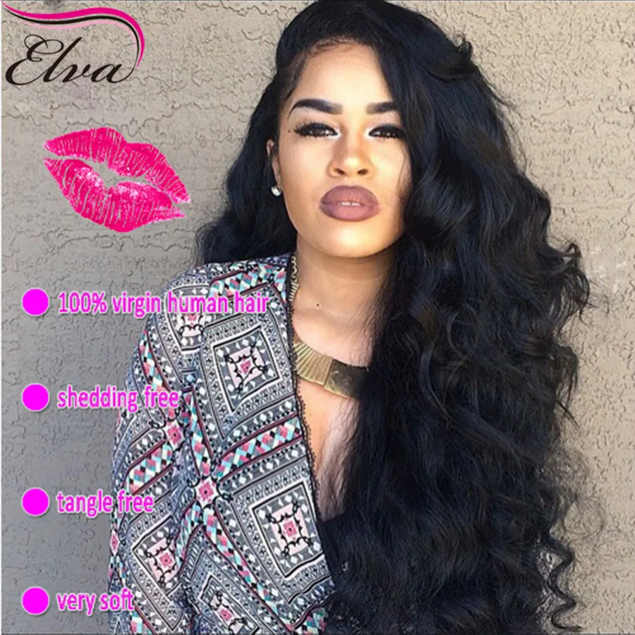 

Body Wave Full Lace Human Hair Wigs For Black Women Glueless Lace Front Human Hair Wigs With Baby Hair Brazilian Virgin Hair Wig