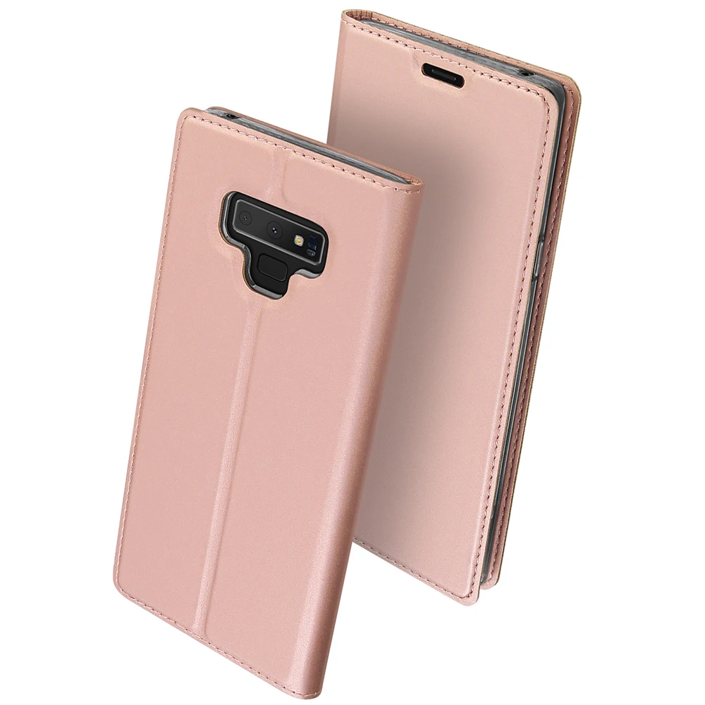 

Flip Case For Samsung Galaxy Note 9 Soft Bumper Protective Cover Card Slot Holder Wallet Stand PU Leather TPU Mobile Phone Bag