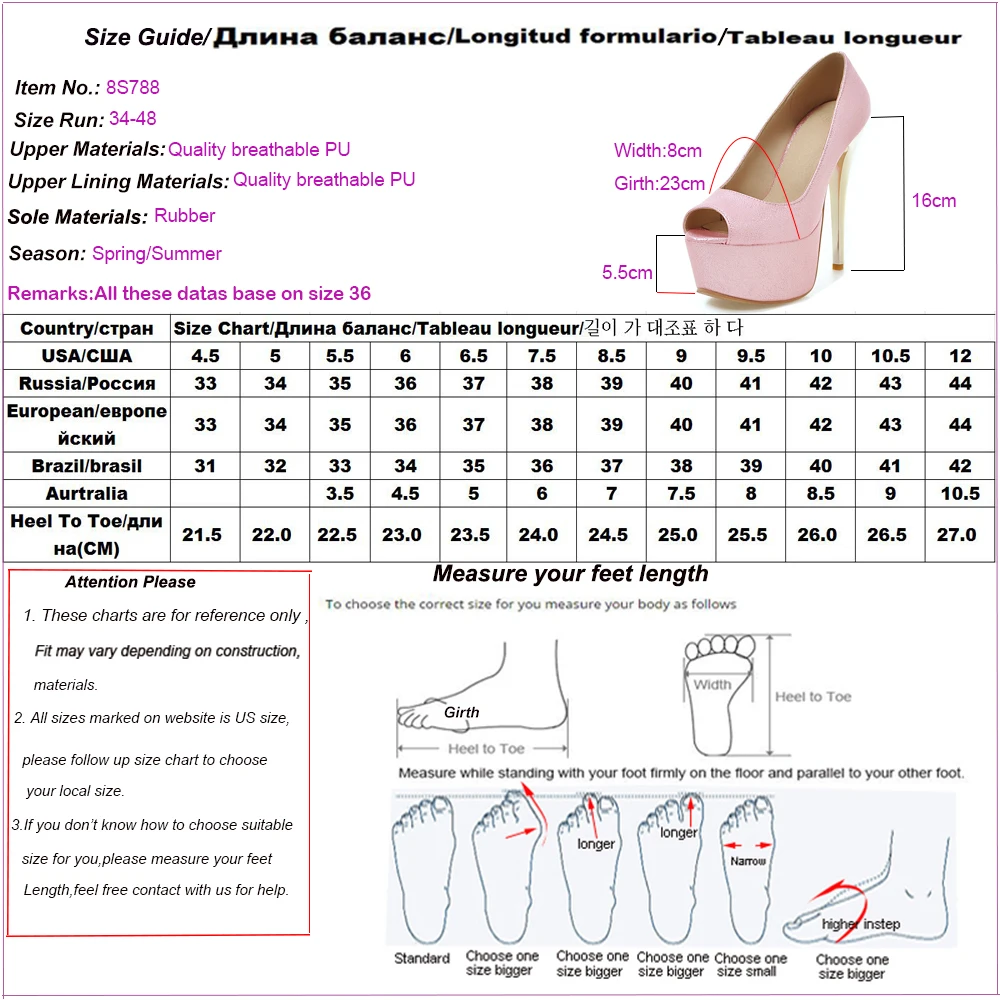 women shoes size New