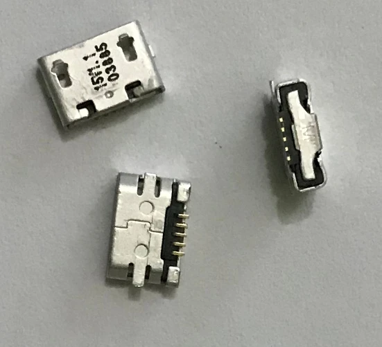 500Pcs Micro Usb Charge Charging Connector Port For Nokia 207 208 220 Dual SIM 230 Asha 500 Sim 503 710 Lumia | Мобильные телефоны