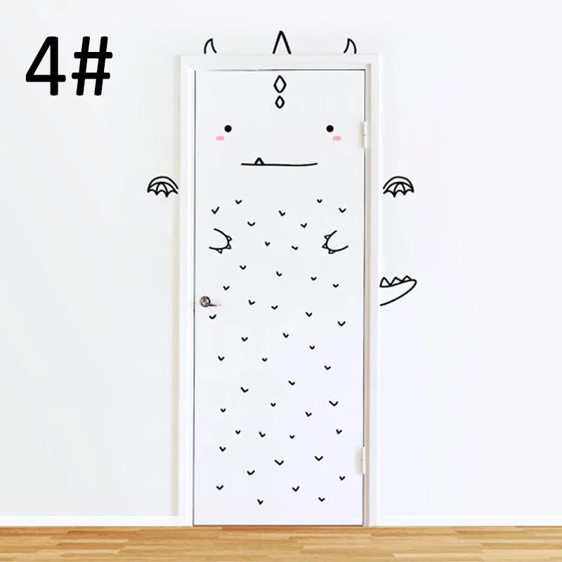 Buy Cute Animal Door Decals Stickers Cartoon Wall